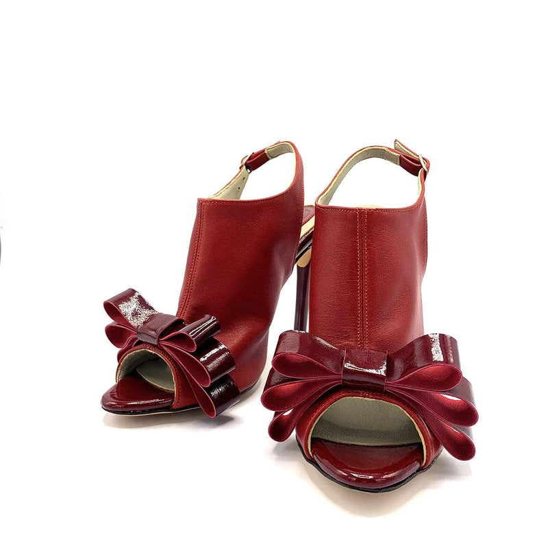 Frédéric Lesellier Chaussures "Préciosa", Sandale à talon en cuir, faite main
